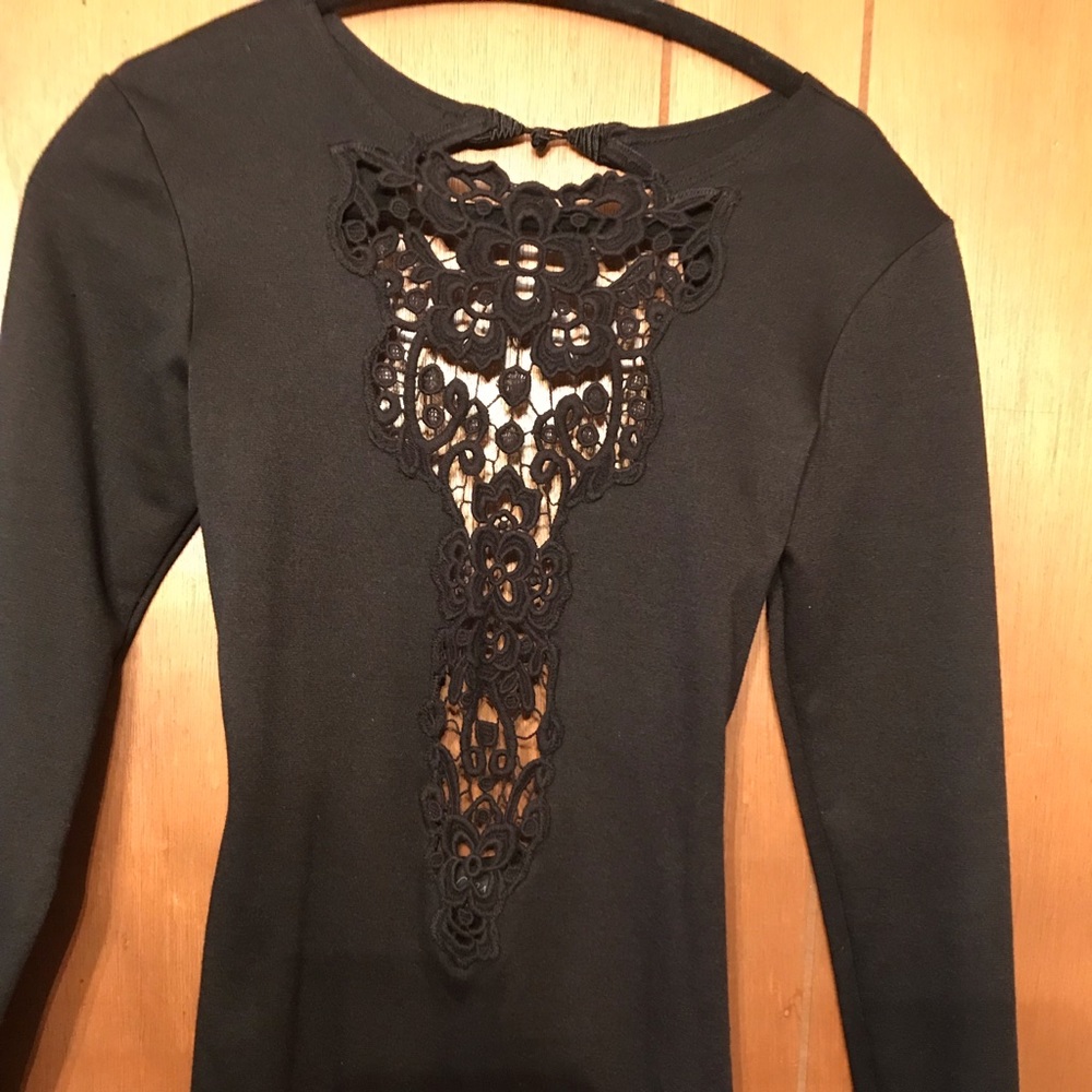 Nasty Gal Black mini dress